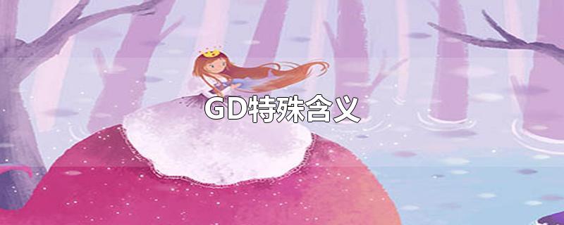 GD特殊含义