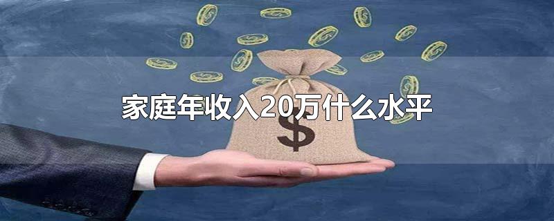 家庭年收入20万什么水平