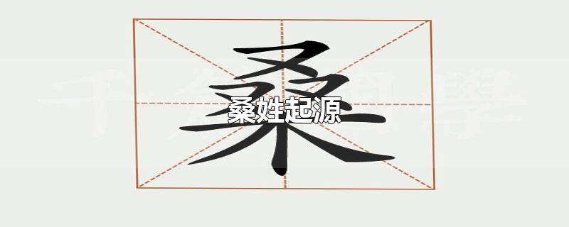 桑姓起源