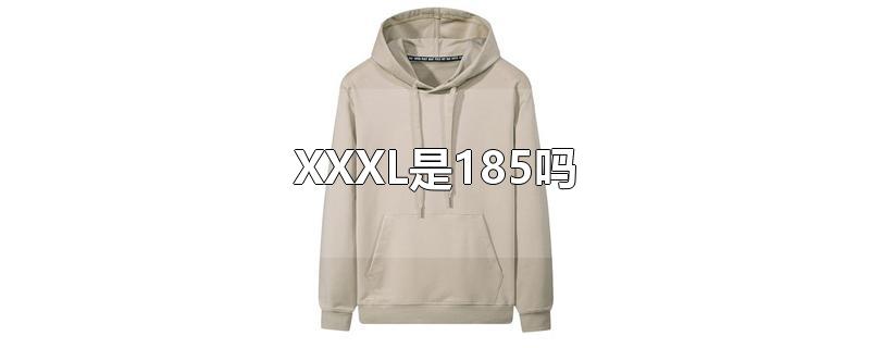 XXXL是185吗