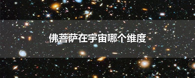 佛菩萨在宇宙哪个维度