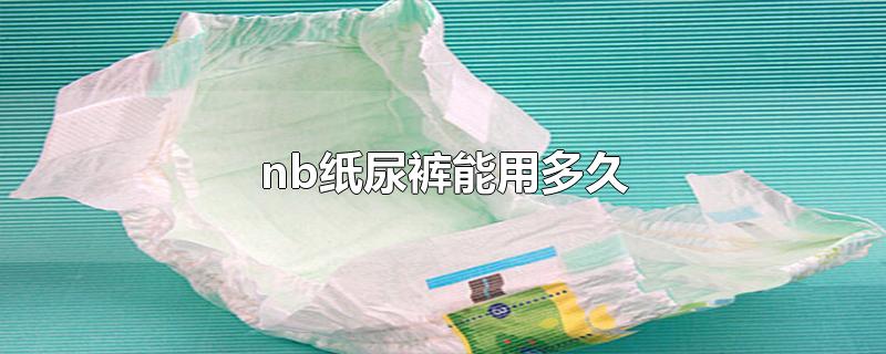 nb纸尿裤能用多久