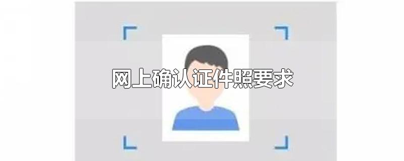 网上确认证件照要求