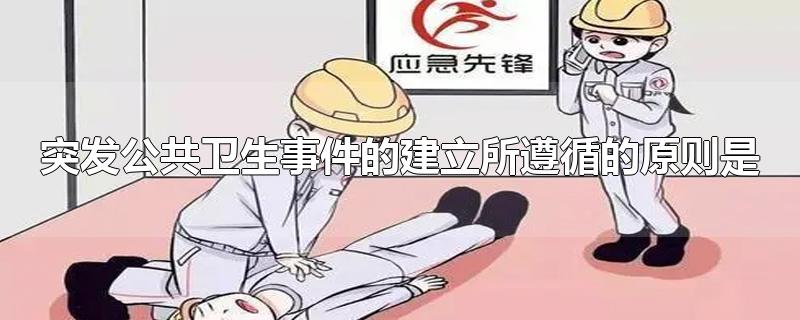 突发公共卫生事件的建立所遵循的原则是