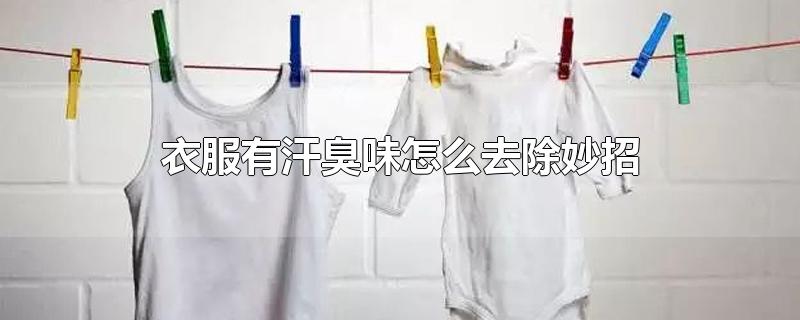 衣服有汗臭味怎么去除妙招