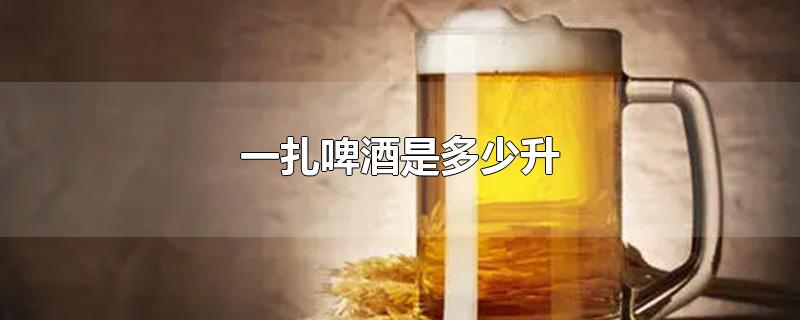 一扎啤酒是多少升