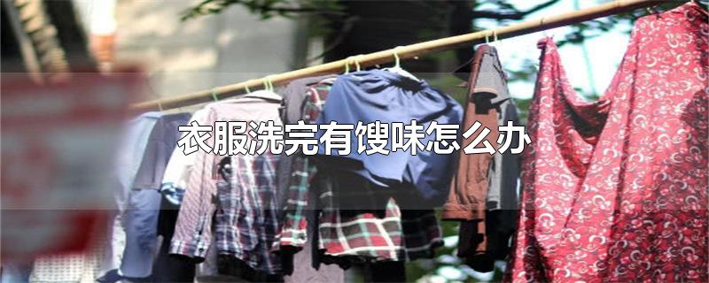 衣服洗完有馊味怎么办