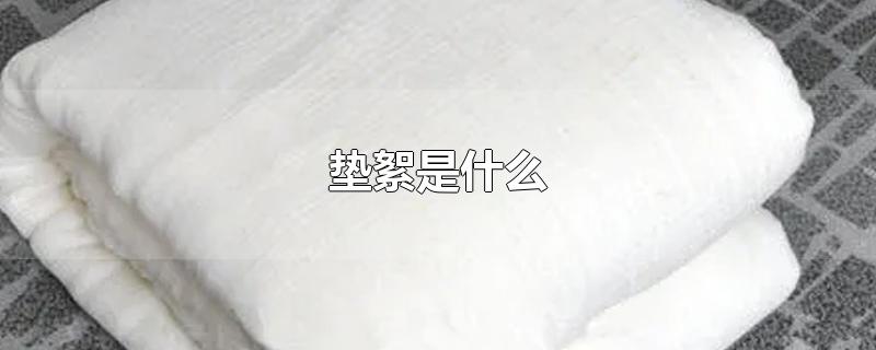 垫絮是什么