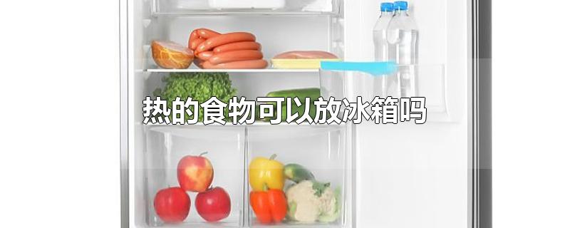 热的食物可以放冰箱吗