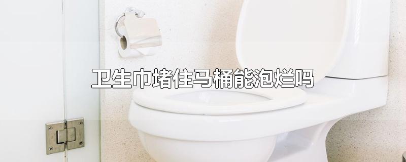 卫生巾堵住马桶能泡烂吗