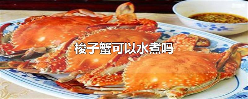 梭子蟹可以水煮吗