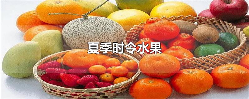 夏季时令水果