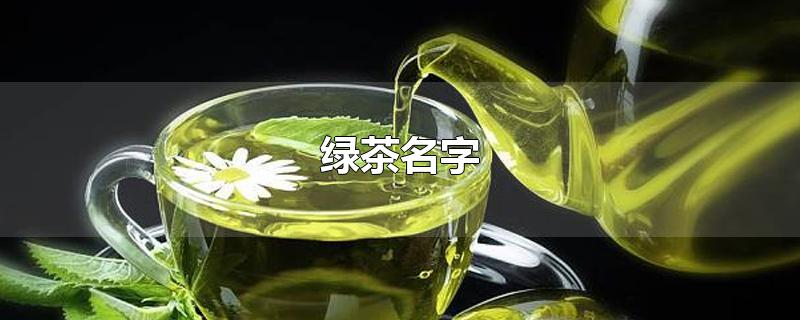 绿茶名字