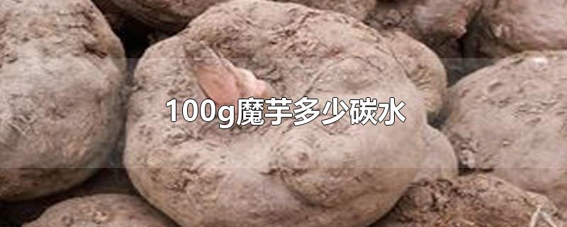 100g魔芋多少碳水