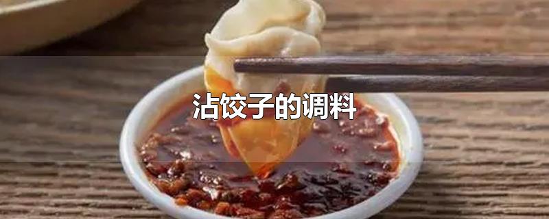 沾饺子的调料