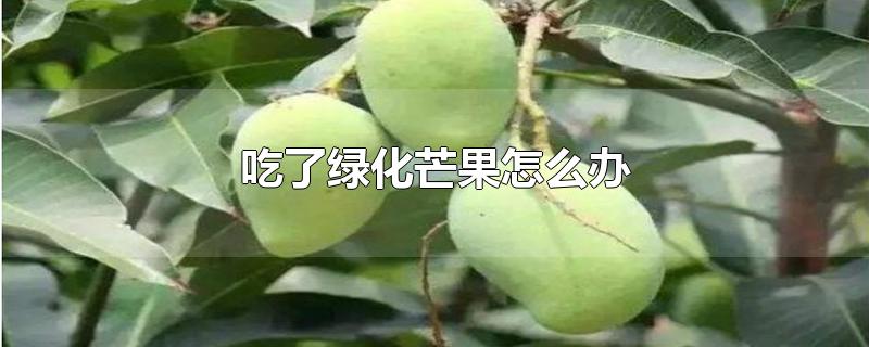 吃了绿化芒果怎么办