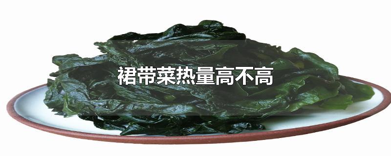 裙带菜热量高不高