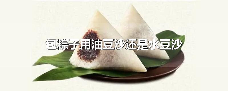 包粽子用油豆沙还是水豆沙