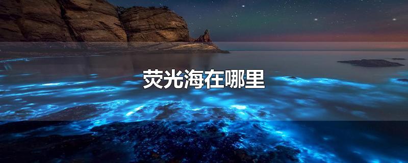 荧光海在哪里