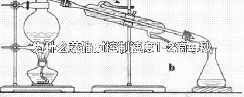 为什么蒸馏时控制速度1-2滴每秒