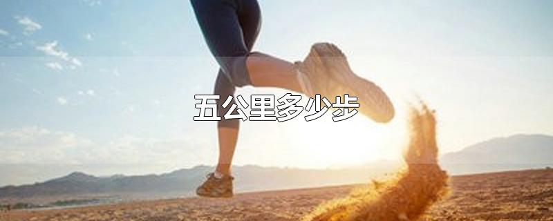 五公里多少步