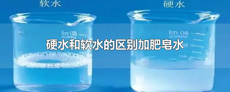 硬水和软水的区别加肥皂水