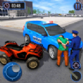 警察模拟器追捕行动(US Police Hummer Car Quad Bike Police Chase Games)