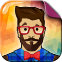 Hipster Sticker Photo Editor 2017