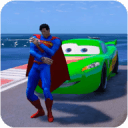 Superheroes Cars Lightning: Top Speed Racing Games1.2