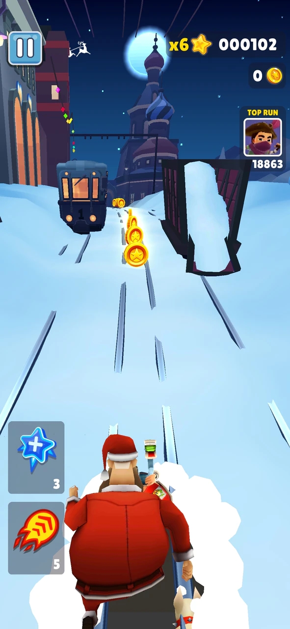 地铁跑酷国际服雪地版(Subway Surf)v3.10.1