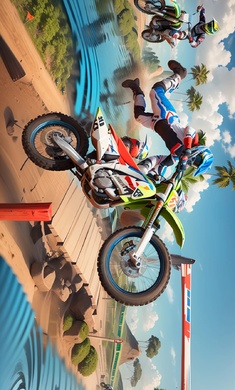 摩托越野赛车(Motocross Bike Racing Game)v1.3.2